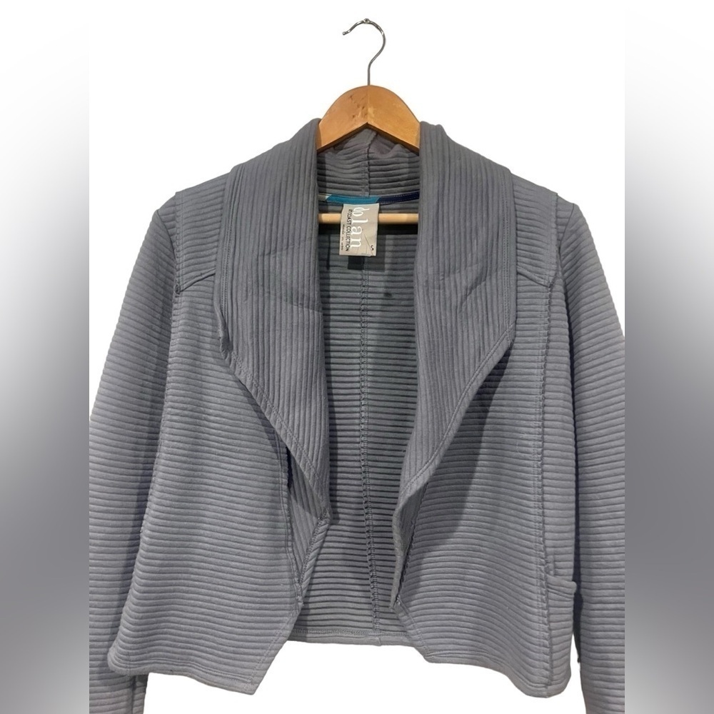 Anthropologies Dolan Left Coast Open Front Gray Cardigan Sweater Top Long Small